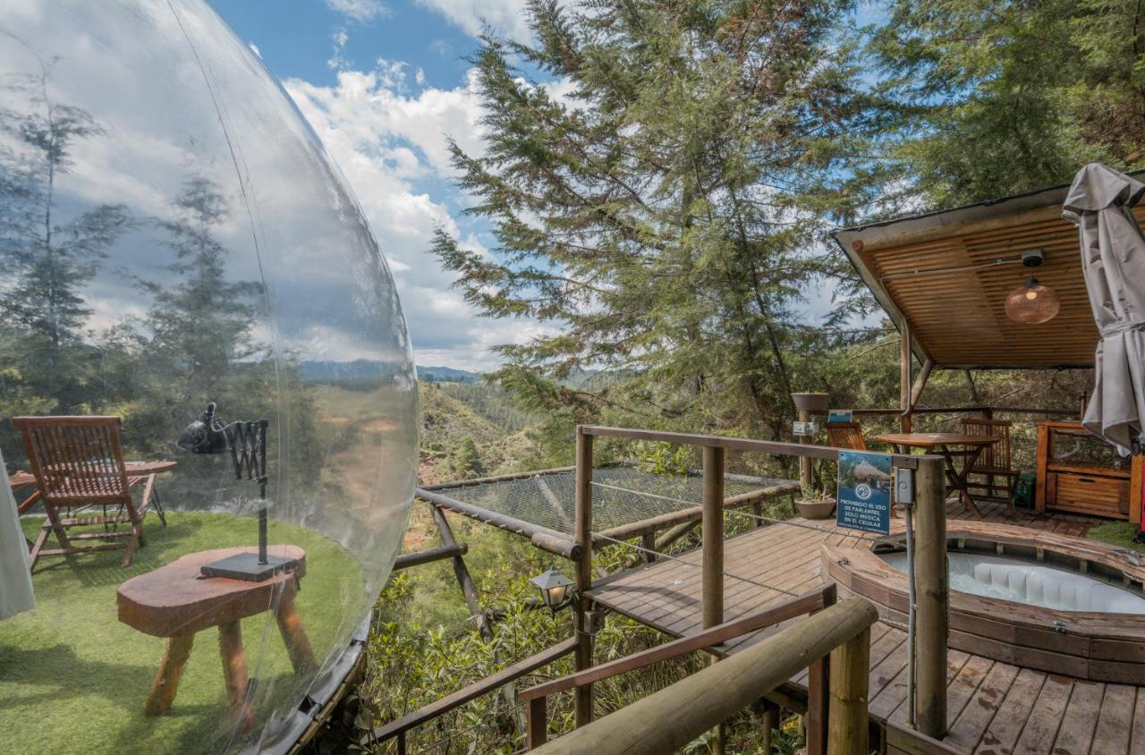 Bubblesky Glamping 40 Min From Medellin Hotel El Retiro  Buitenkant foto