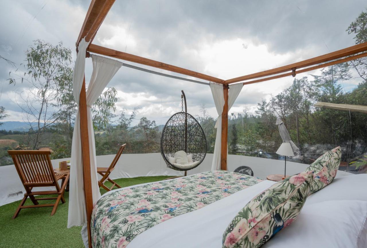 Bubblesky Glamping 40 Min From Medellin Hotel El Retiro  Buitenkant foto