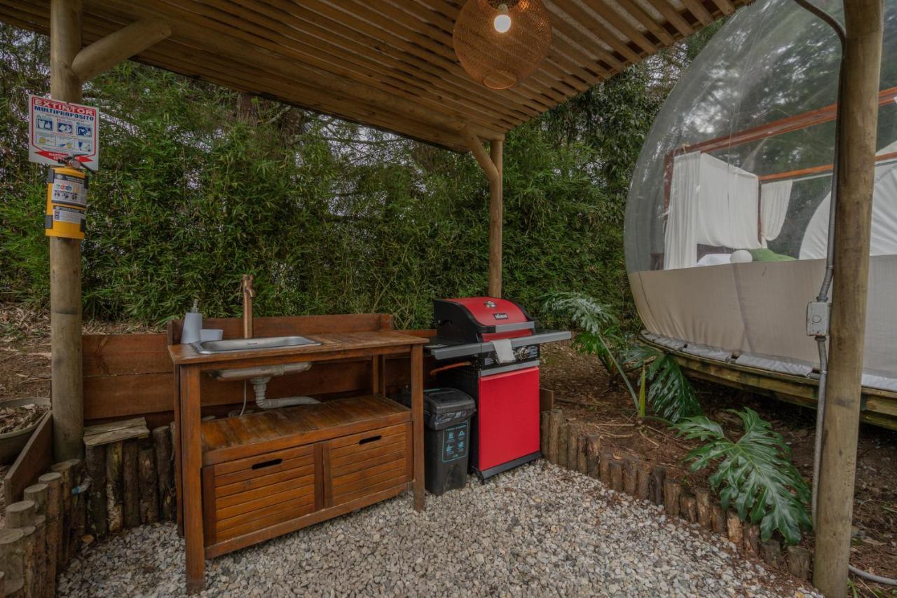 Bubblesky Glamping 40 Min From Medellin Hotel El Retiro  Buitenkant foto