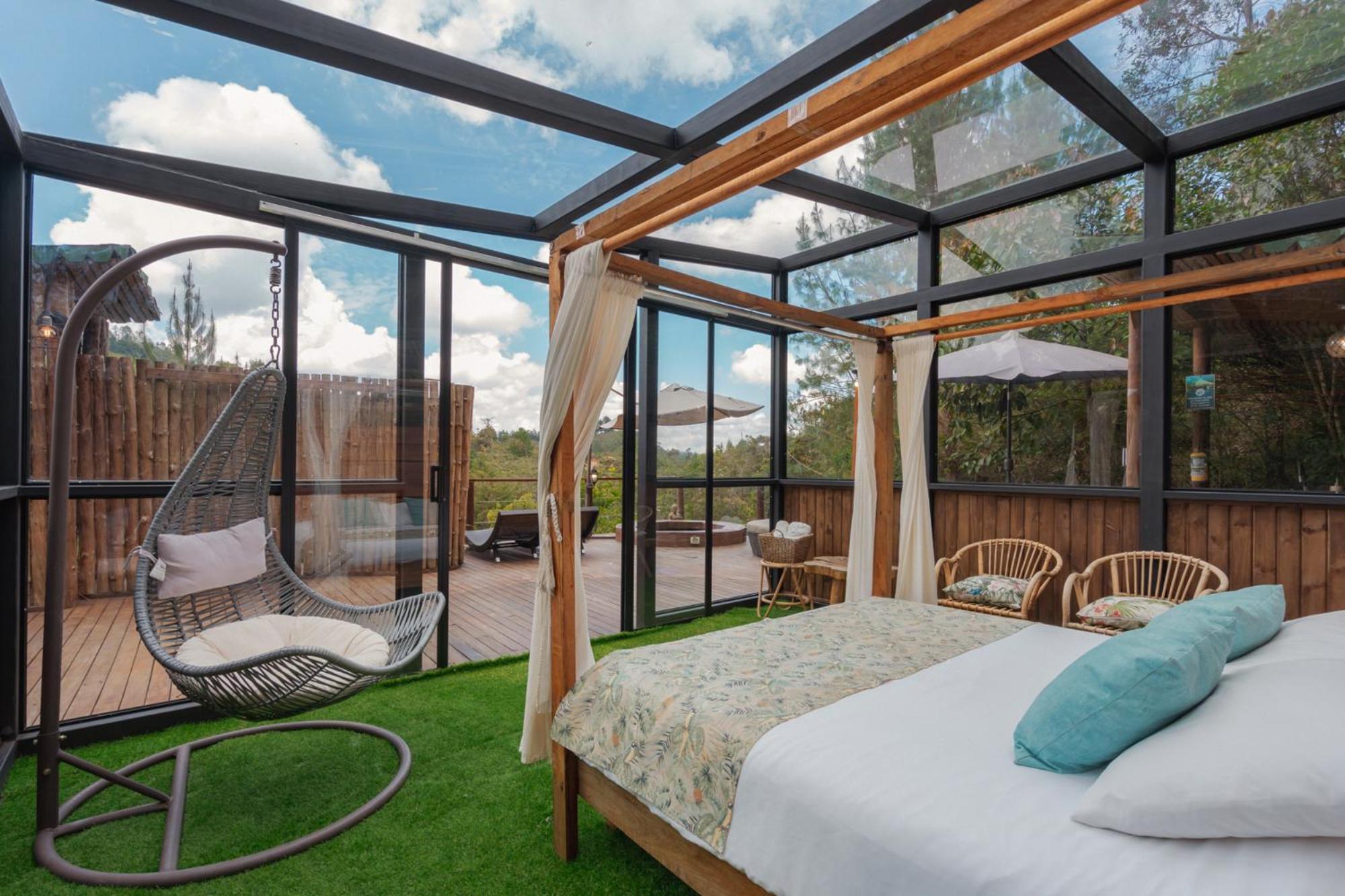 Bubblesky Glamping 40 Min From Medellin Hotel El Retiro  Buitenkant foto