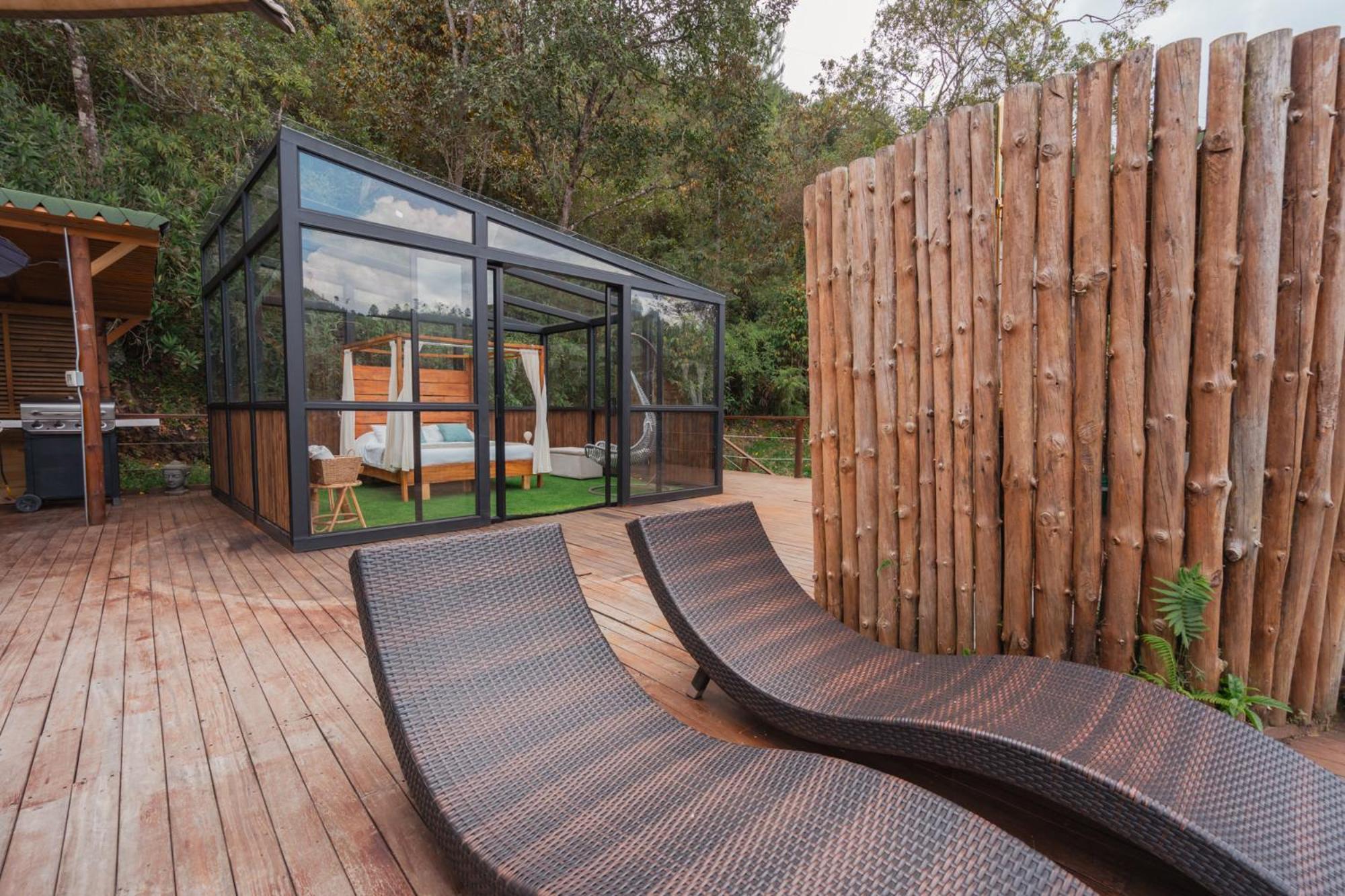 Bubblesky Glamping 40 Min From Medellin Hotel El Retiro  Buitenkant foto