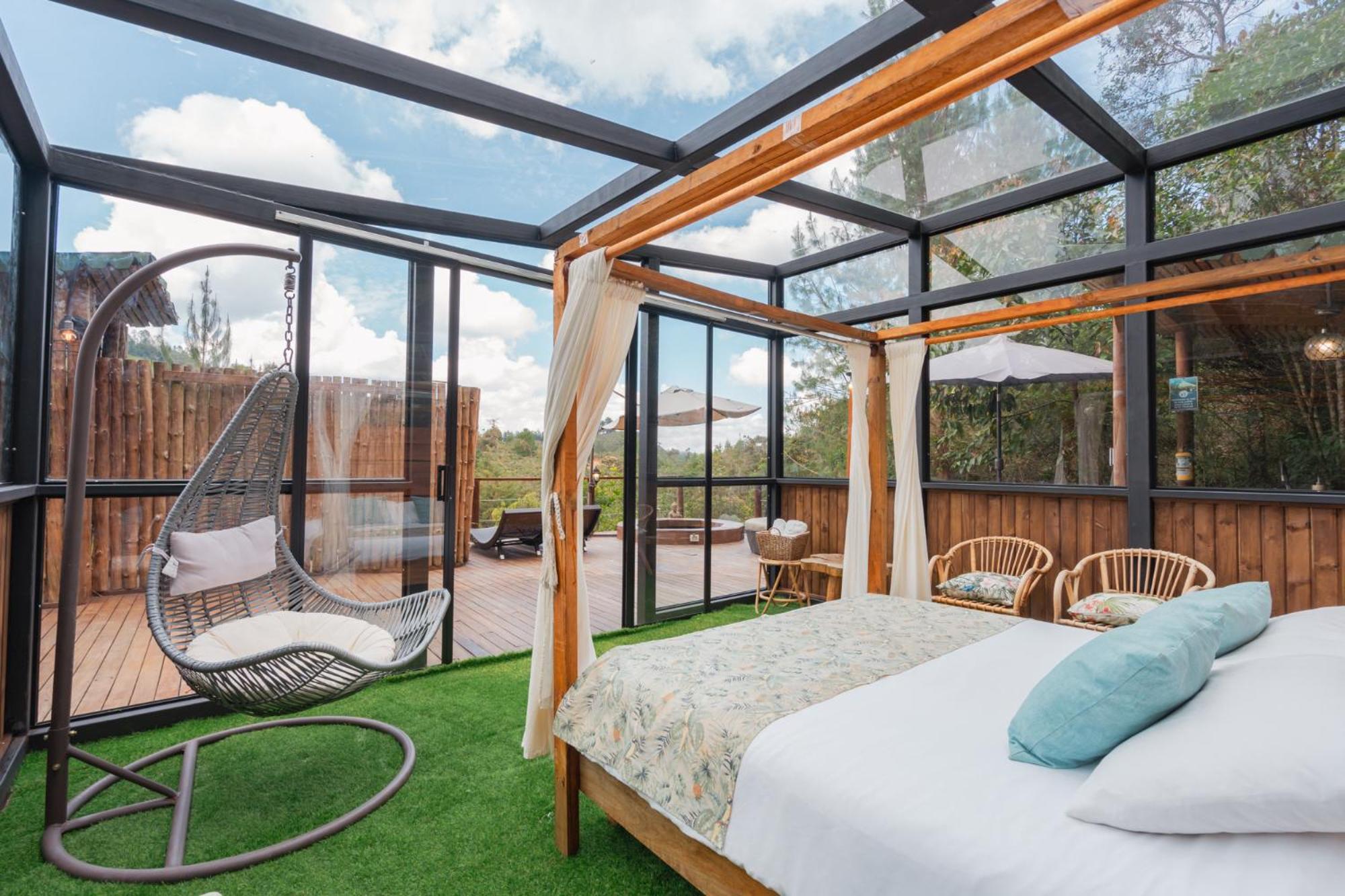 Bubblesky Glamping 40 Min From Medellin Hotel El Retiro  Buitenkant foto