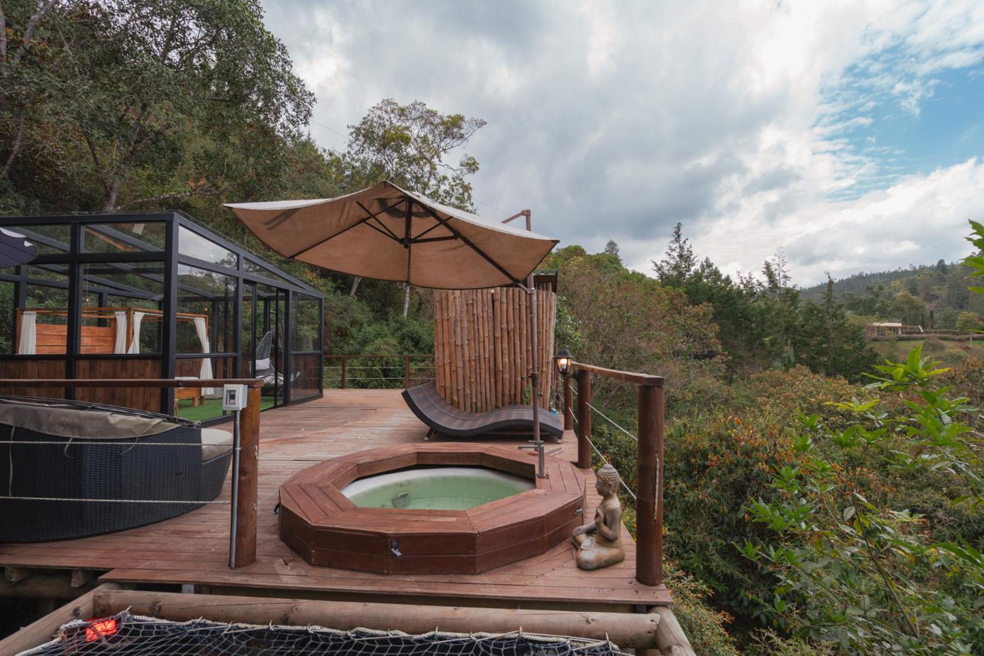 Bubblesky Glamping 40 Min From Medellin Hotel El Retiro  Buitenkant foto