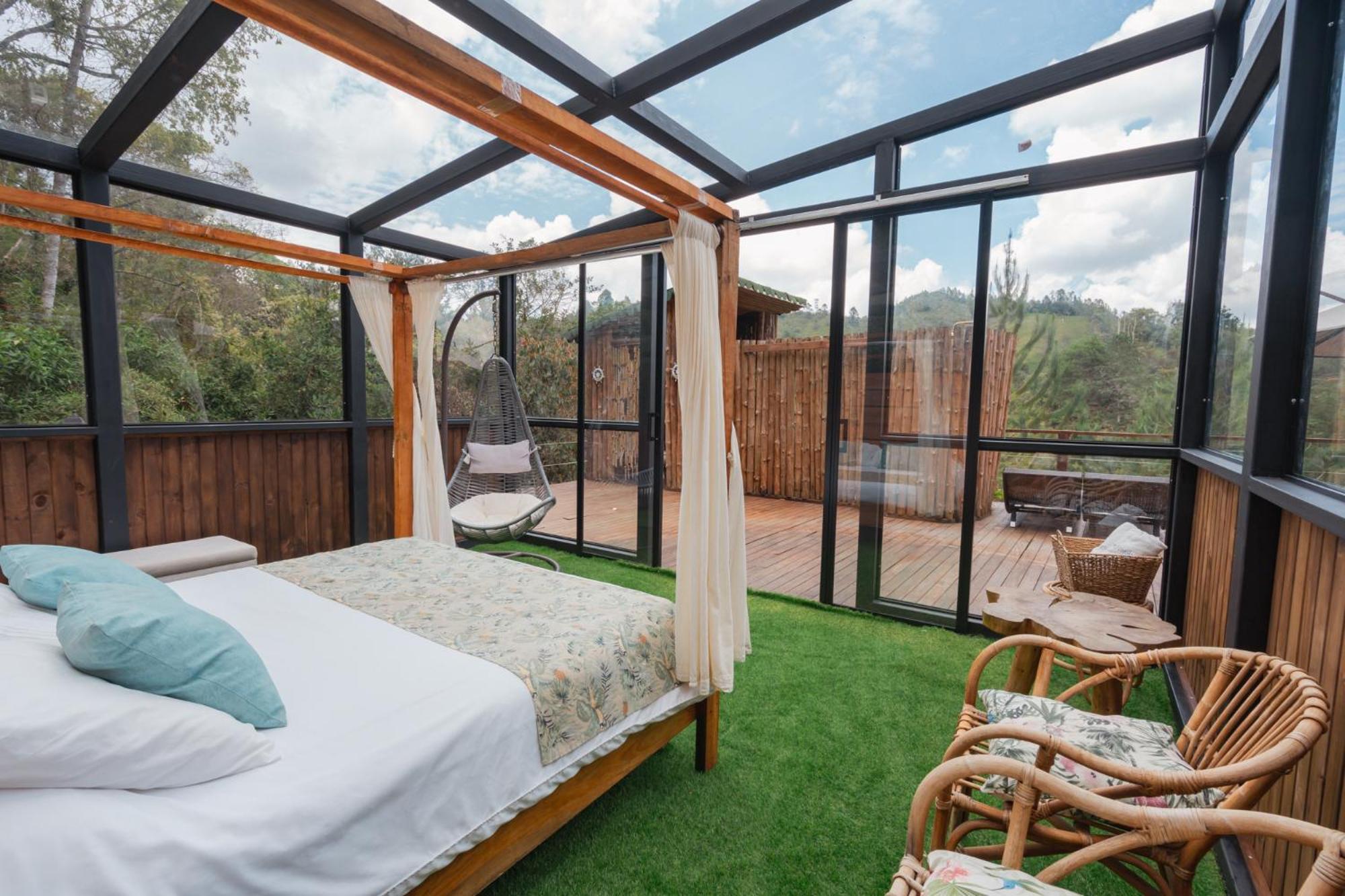 Bubblesky Glamping 40 Min From Medellin Hotel El Retiro  Buitenkant foto