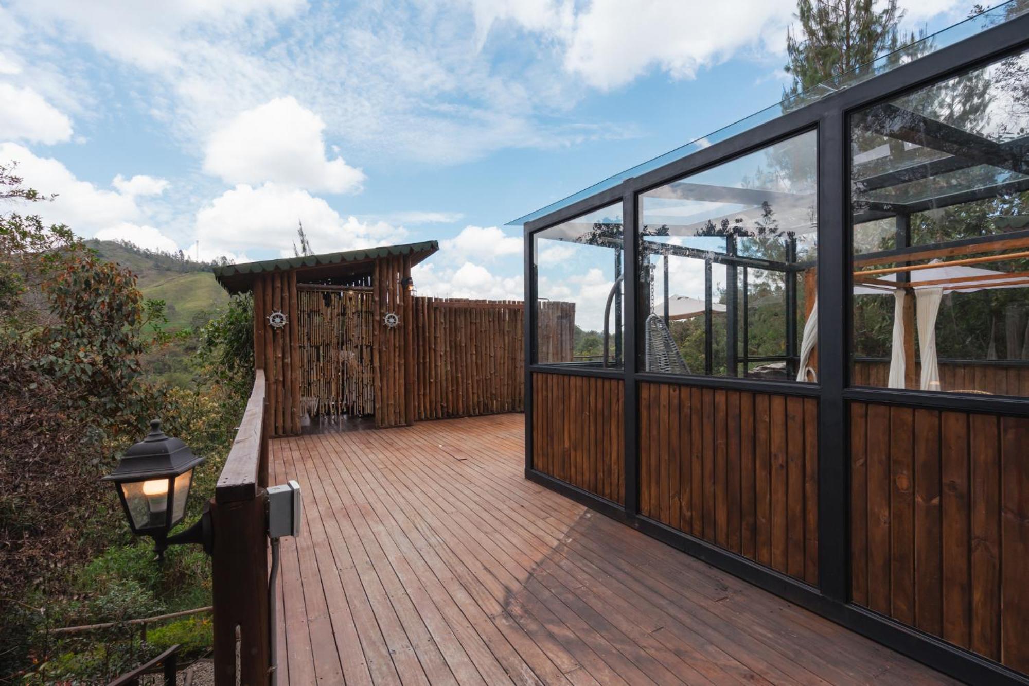 Bubblesky Glamping 40 Min From Medellin Hotel El Retiro  Buitenkant foto
